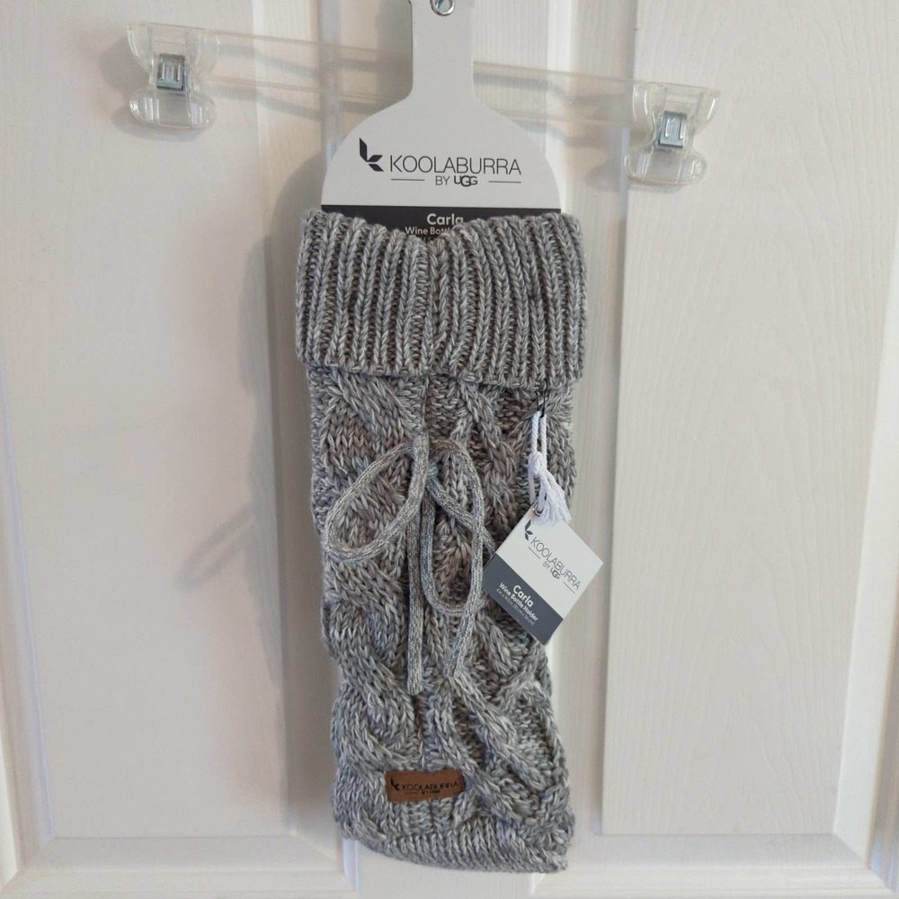 Koolaburra by Ugg Carla Wine Bottle Holder, NWT, Gray